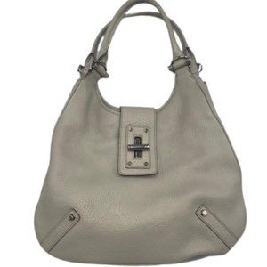Banana Republic Ivory Leather Shoulder Handbag